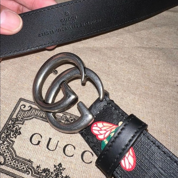 GG Marmont 414516 thin belt with bees  Size 95-38 - Picture 9 of 9